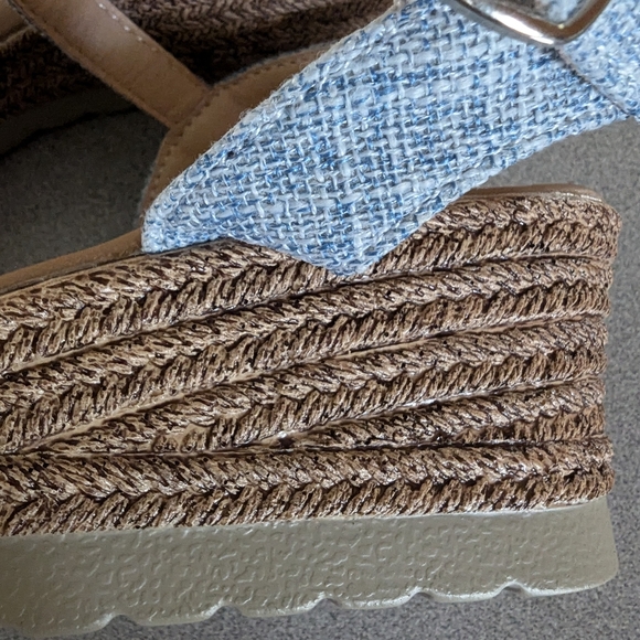 Women's plaforms heels color blue size 38 - Picture 7 of 12